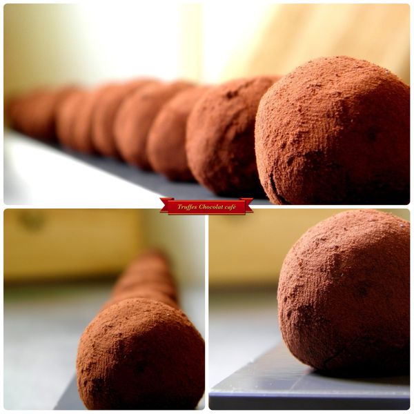 Truffe chocolat café