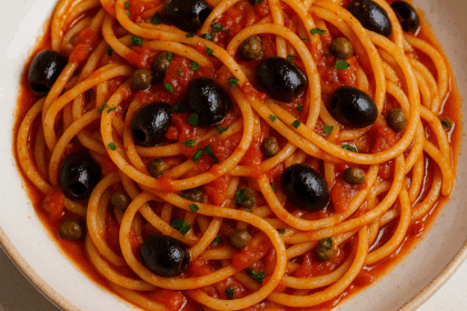 Spaghetti alla puttanesca 1