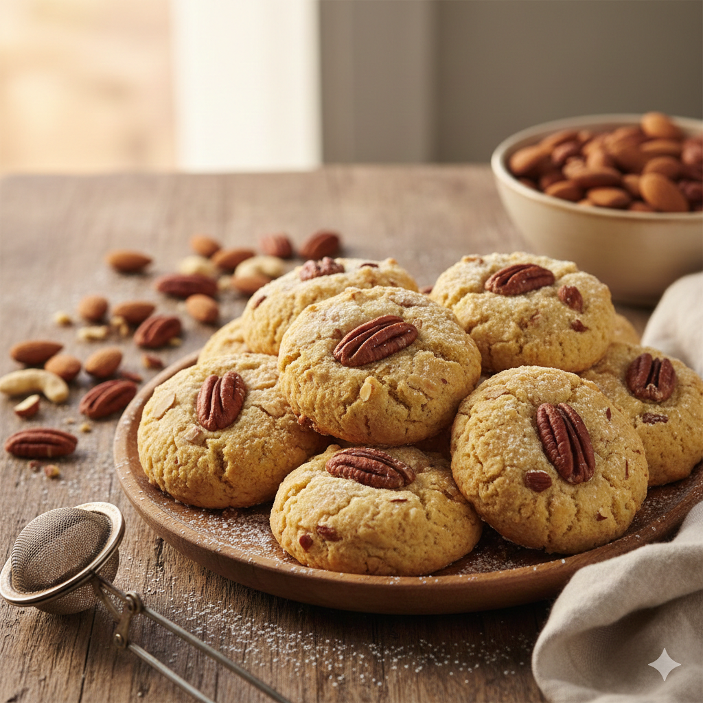 Biscuits aux amandes (ou noix de pécan)