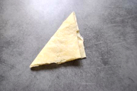 préparation brick en triangle