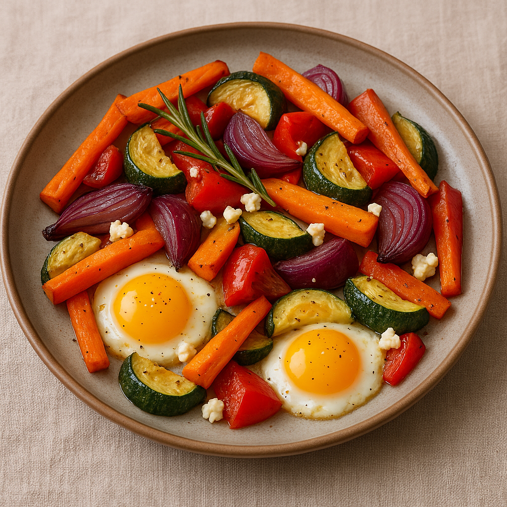 Gratin de légumes rôtis