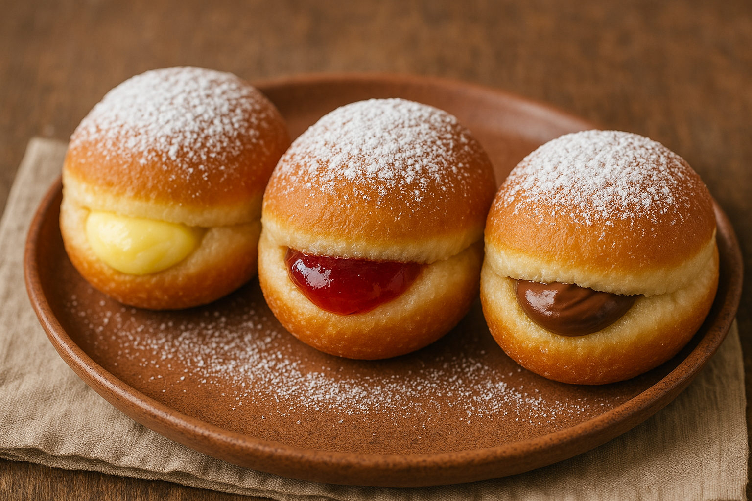 Recette des Soufganiyot (beignets fourrés)
