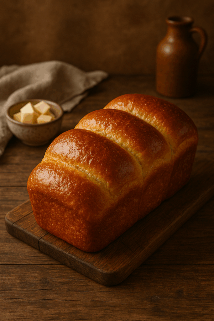 Brioche express familliale, dorée et moelleuse