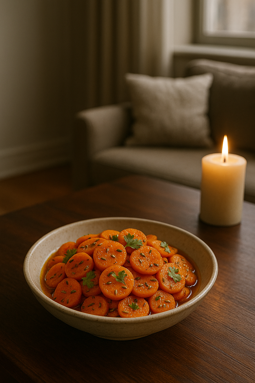 Salade de carottes au cumin et à l’orange (marocaine)